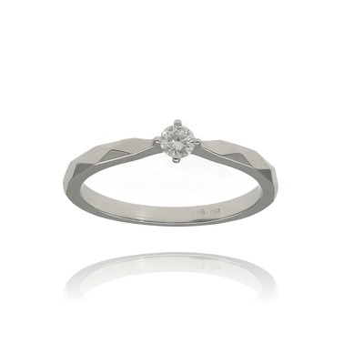 Fehér arany gyűrű 56-os méret (B42197_3I)